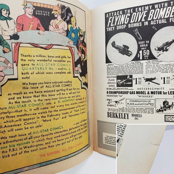 DC Comics 1st Famous Edition No. 3 All Star Comics Book 1975 Large TPB - Picture 7 of 8